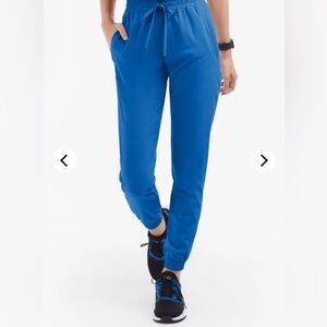 Easy STRETCH Kourtney 5 Pocket Modern Slim Leg Jogger Scrub Pants - Royal MP